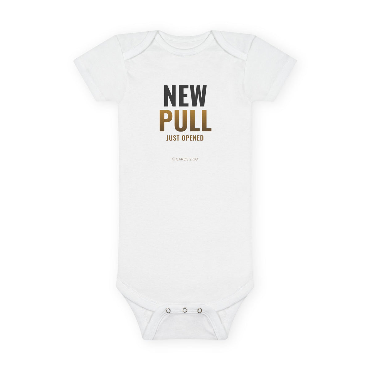 New Pull Baby Onesie – funny trading card baby onesie by Cards2Go