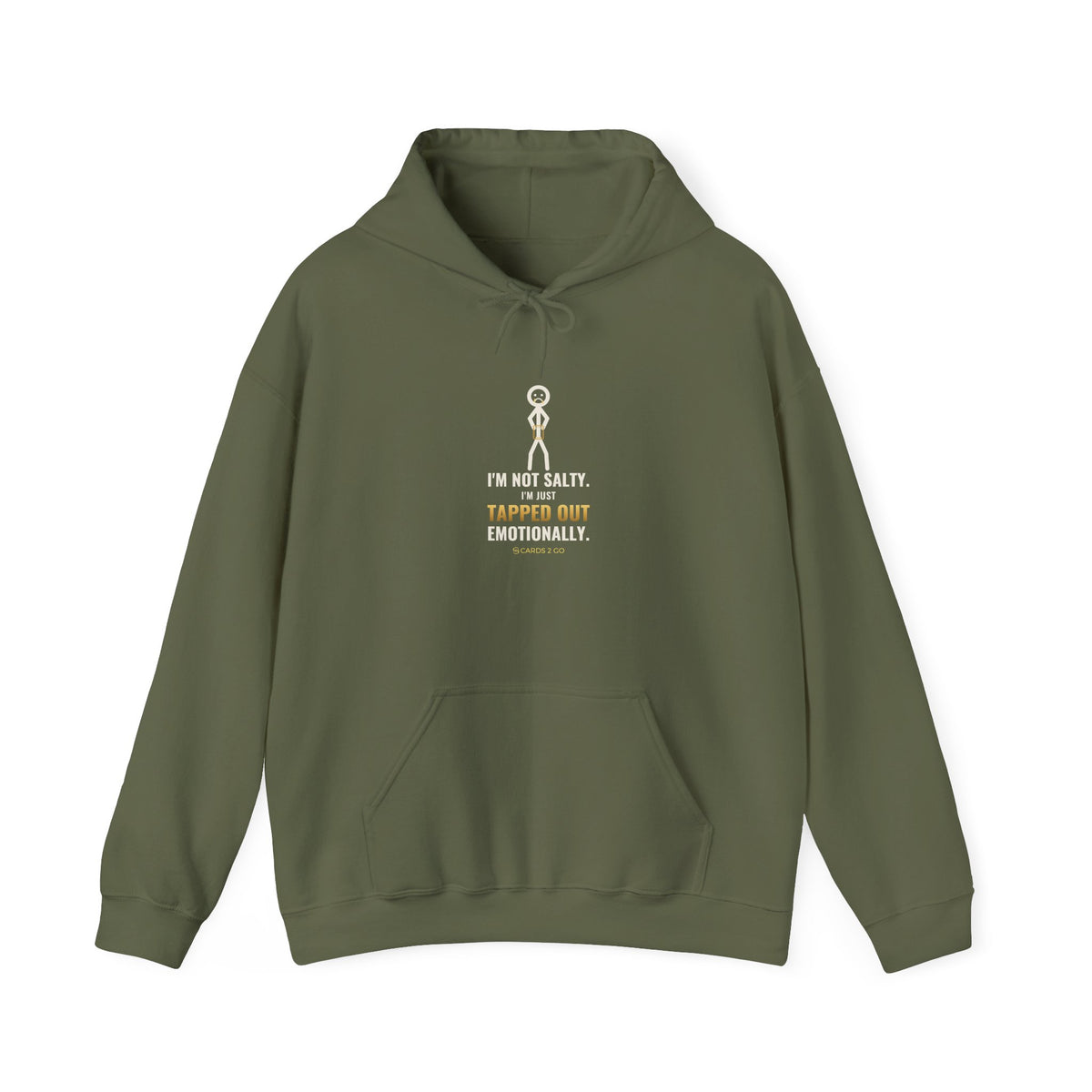 Tapped Out Emotionally Illustrated Hoodie