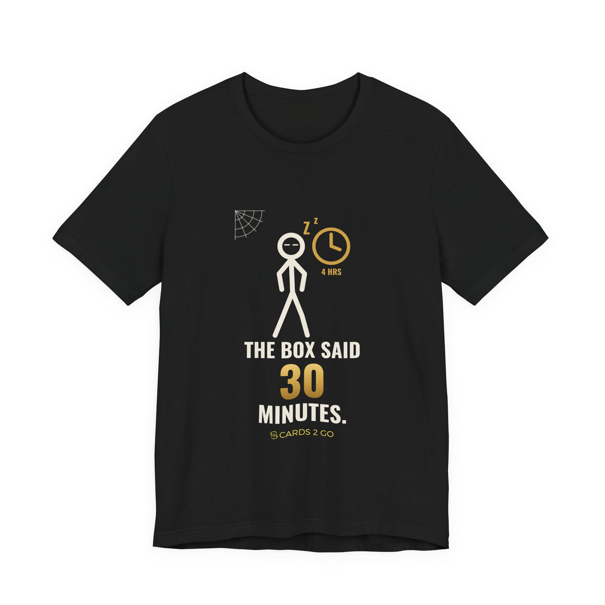 The Box Said 30 Minutes Illustrated Tee