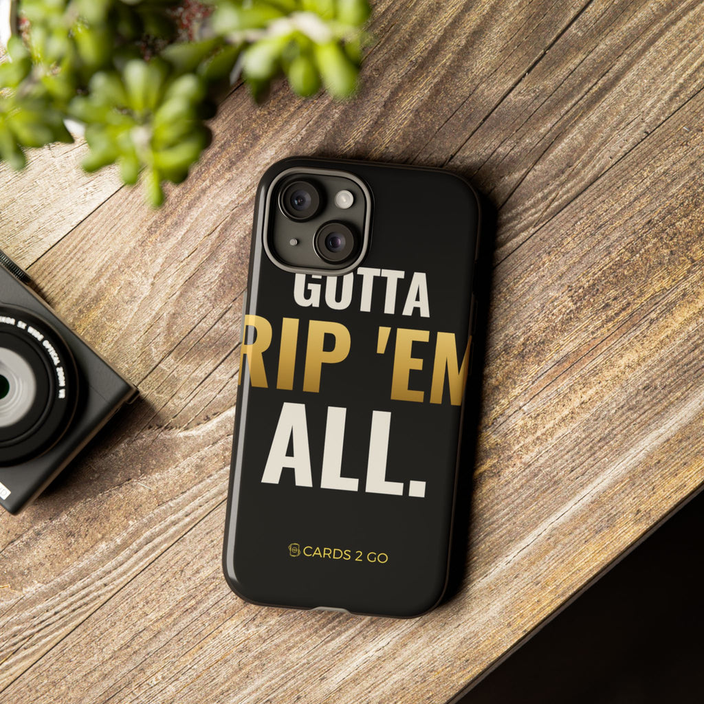 Gotta Rip 'Em All iPhone Case