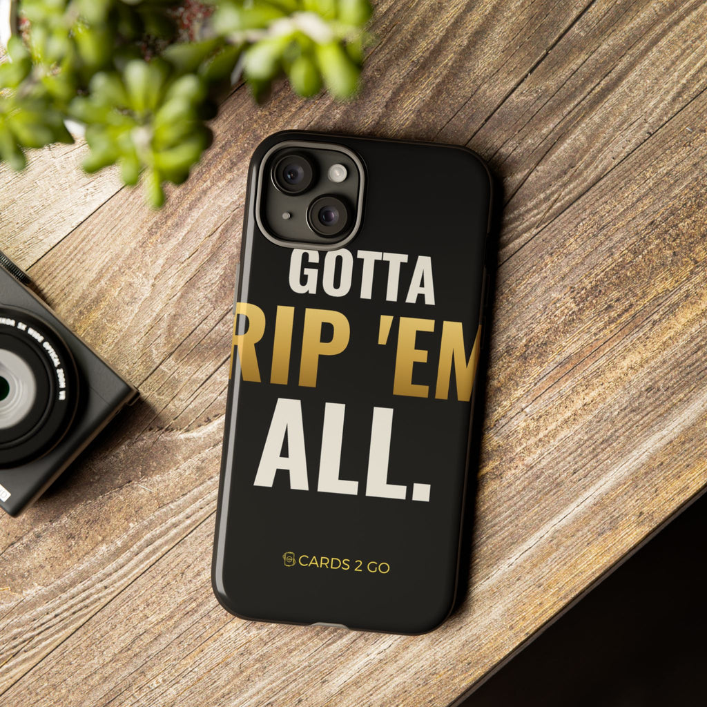 Gotta Rip 'Em All iPhone Case