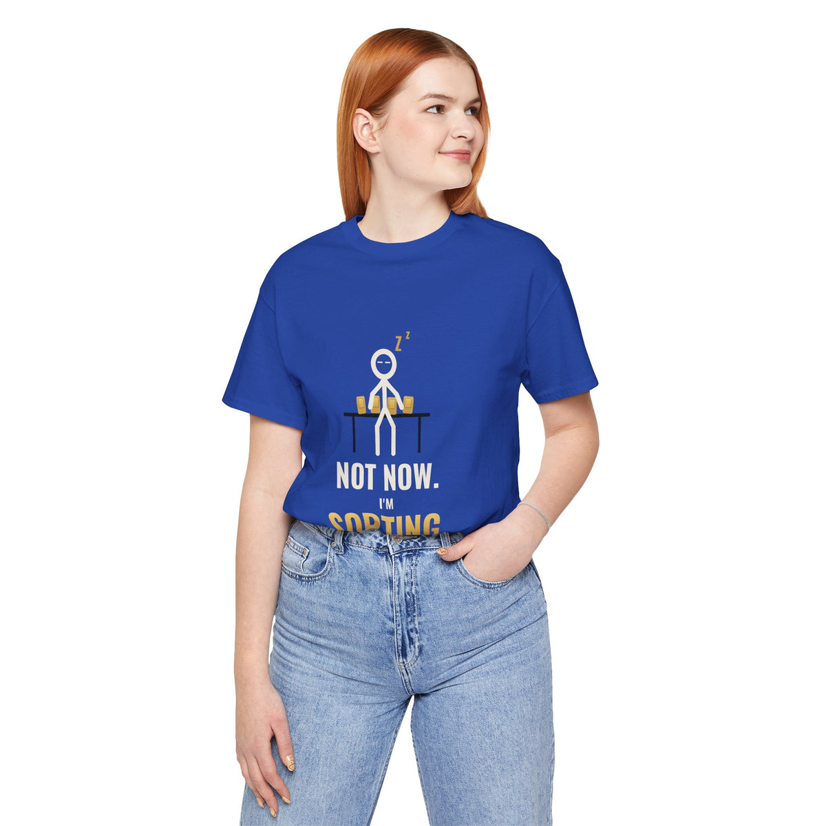 Not Now, I'm Sorting Illustrated Tee