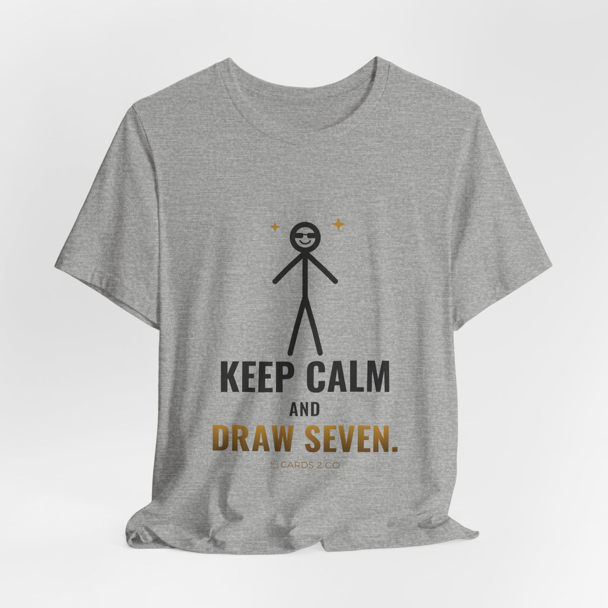 Keep Calm And Draw Seven Illustrated Tee