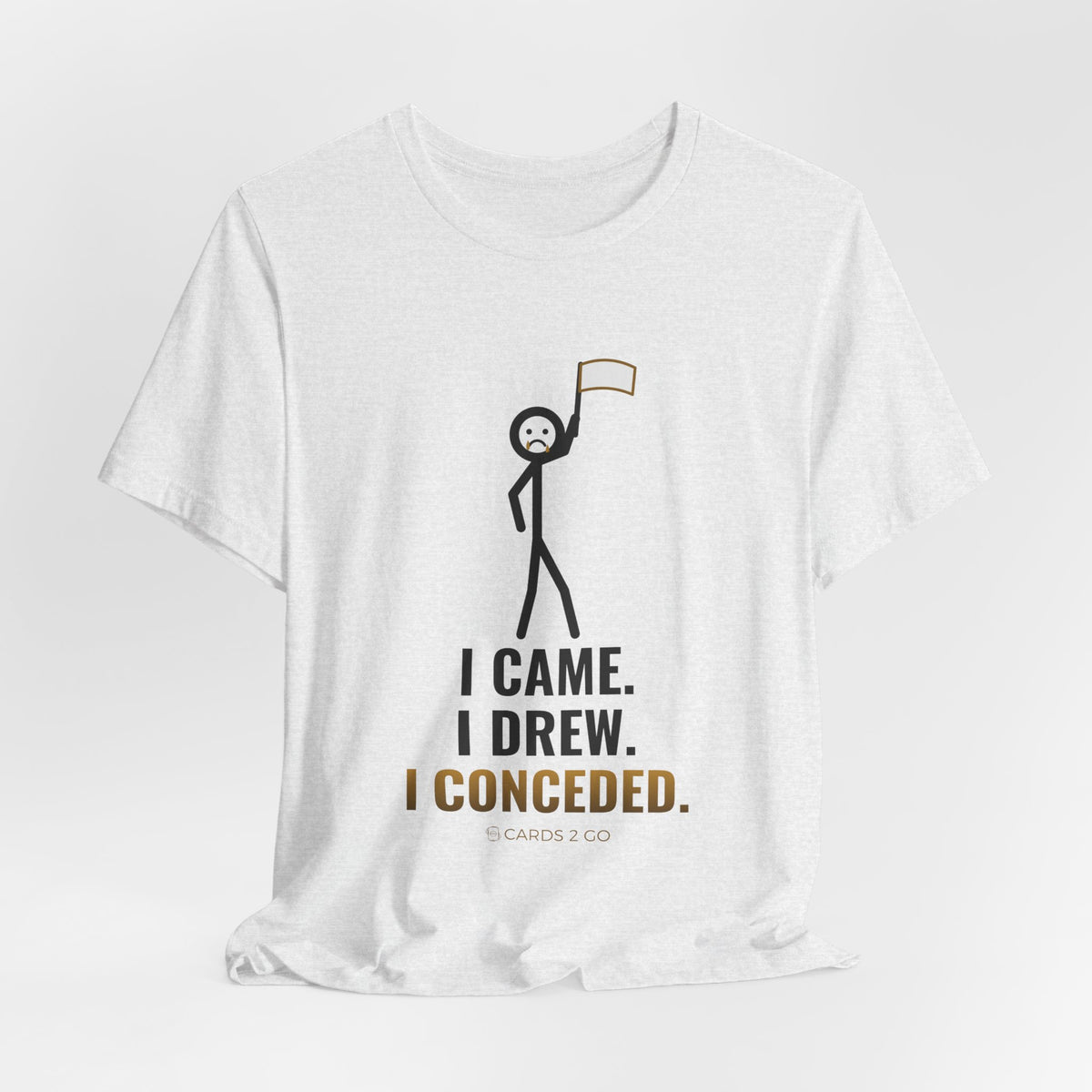 I Came. I Drew. I Conceded. Illustrated Tee