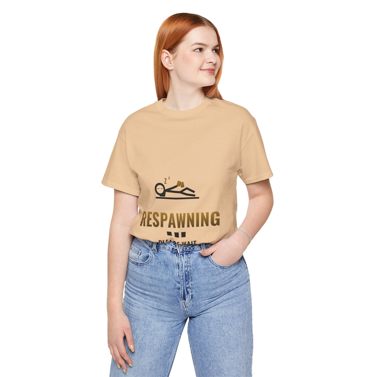 Respawning... Please Wait Illustrated Tee