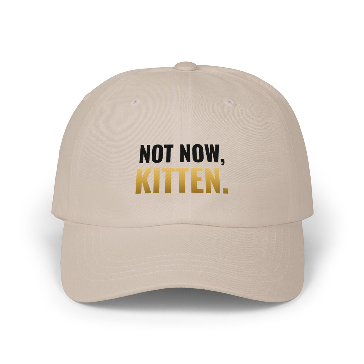 Not Now, Kitten. Dad Hat