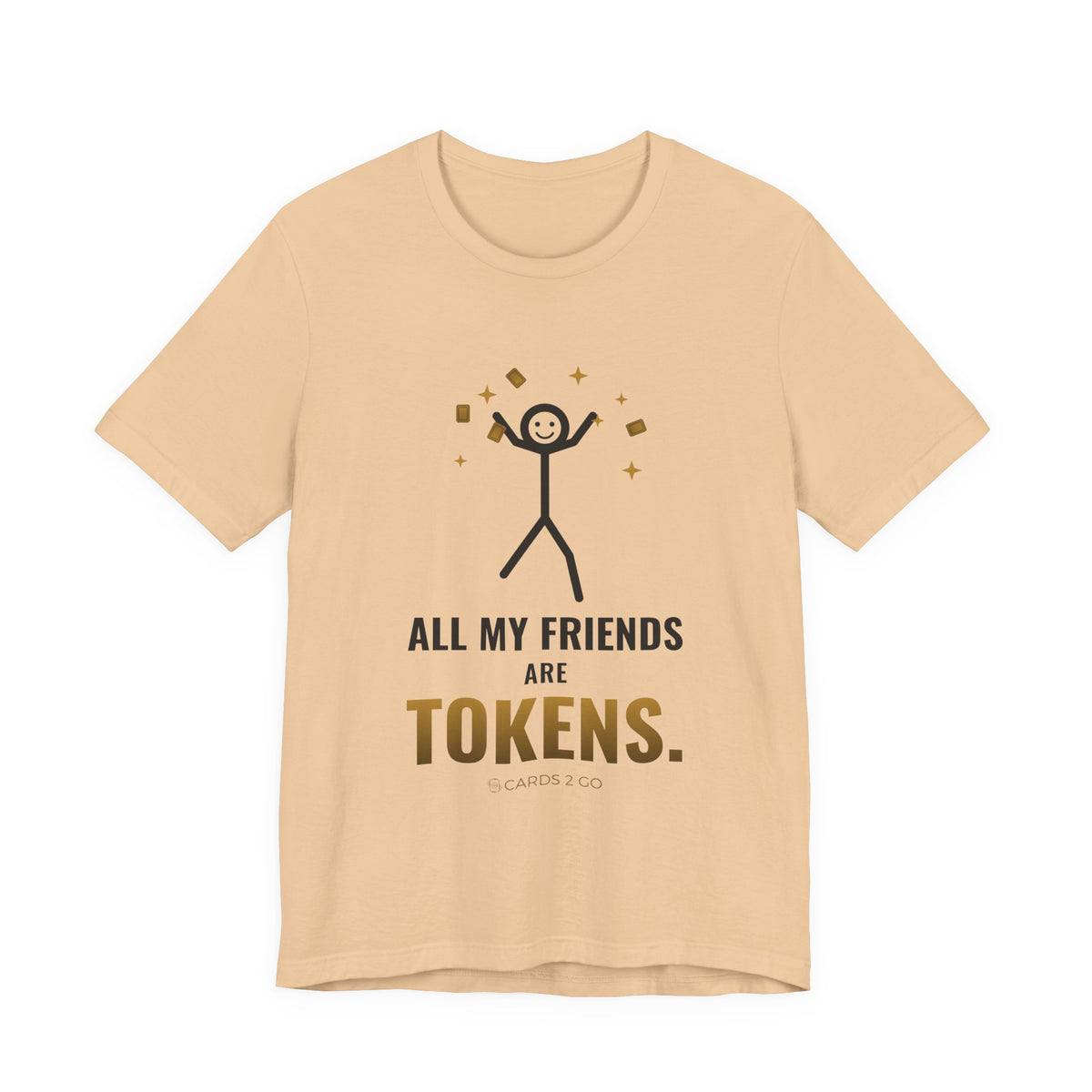 All My Friends Are Tokens Illustrated Tee