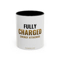 Fully Charged Mug – funny trading card coffee mug by Cards2Go