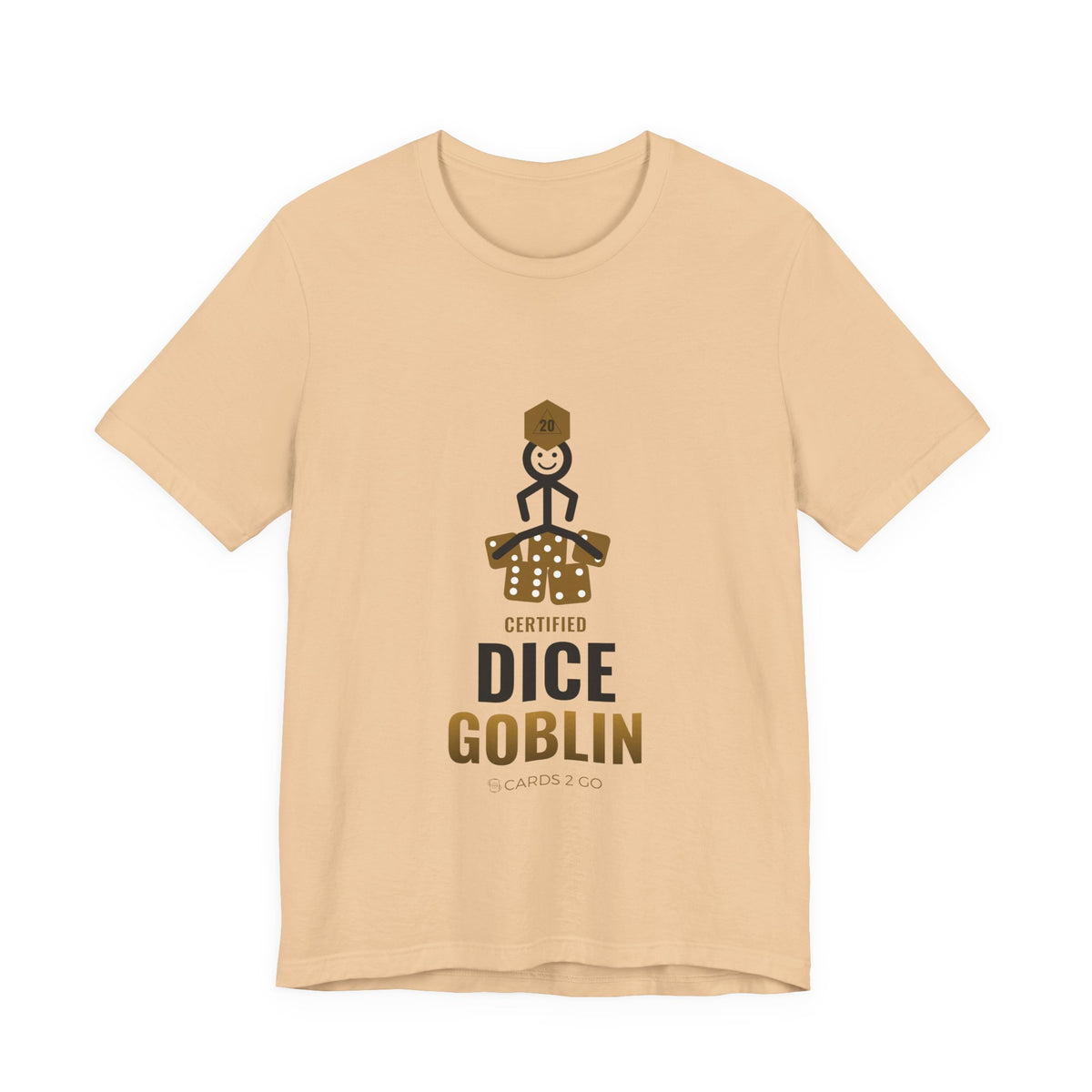 Certified Dice Goblin Illustrated Tee