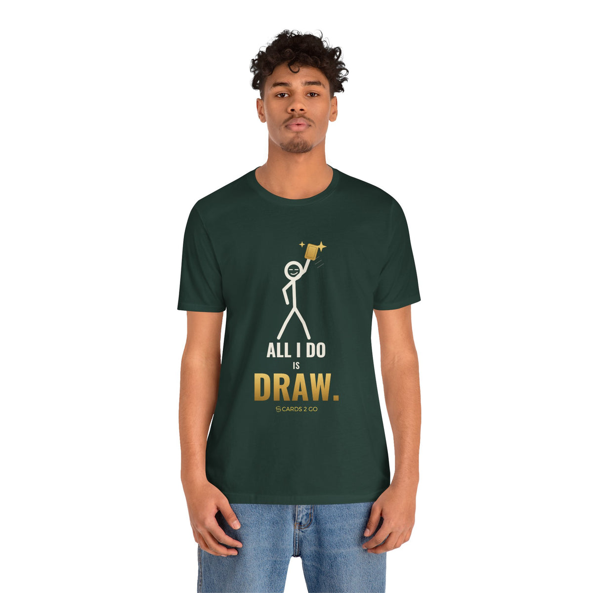 All I Do Is Draw Illustrated Tee