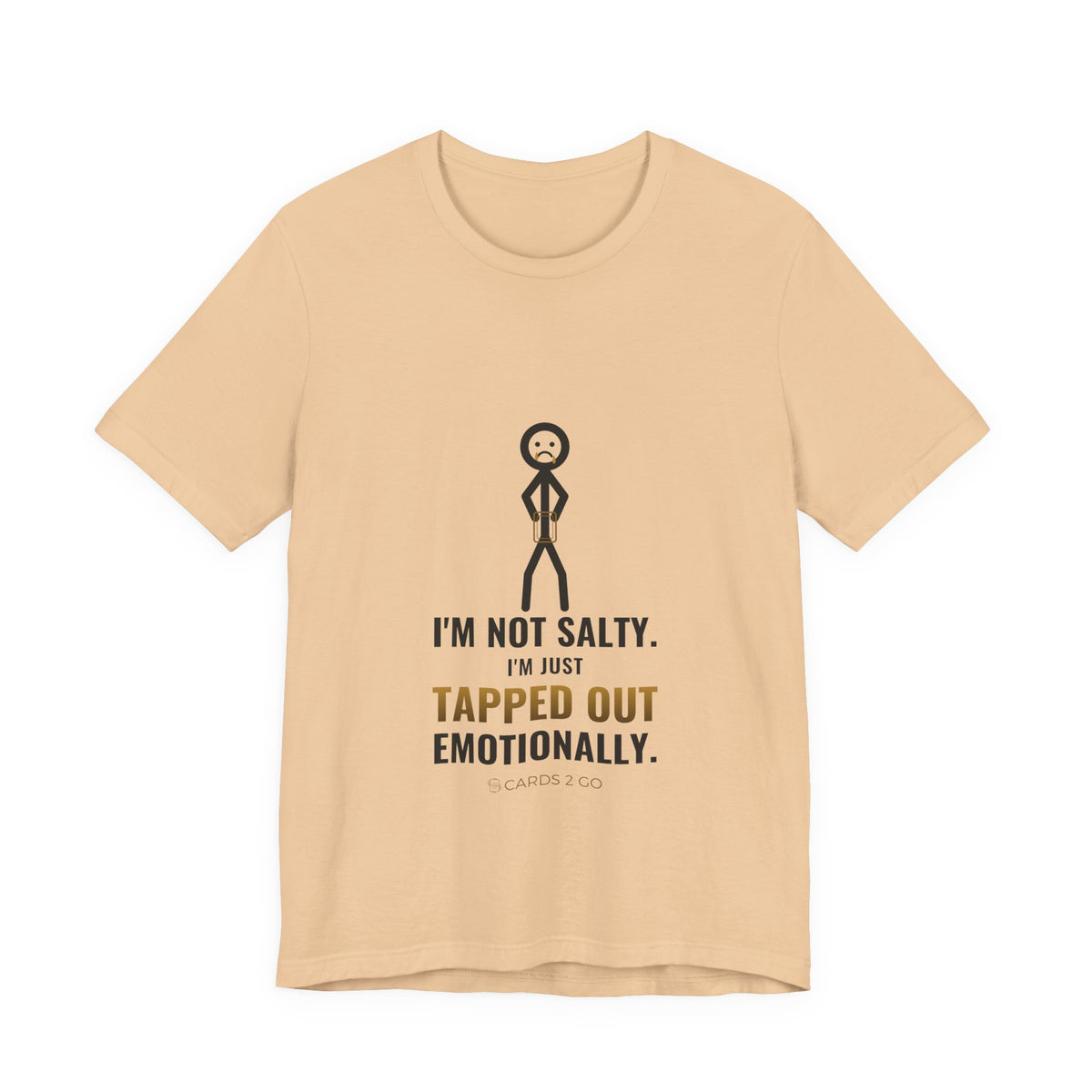 Tapped Out Emotionally Illustrated Tee