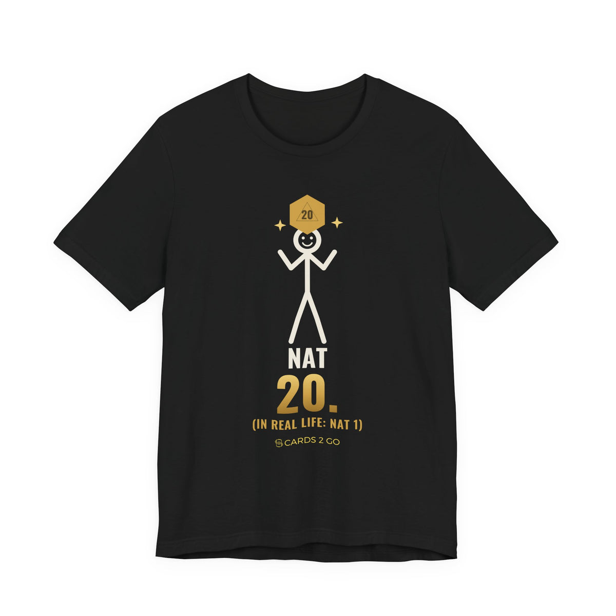 Nat 20 (In Real Life: Nat 1) Illustrated Tee