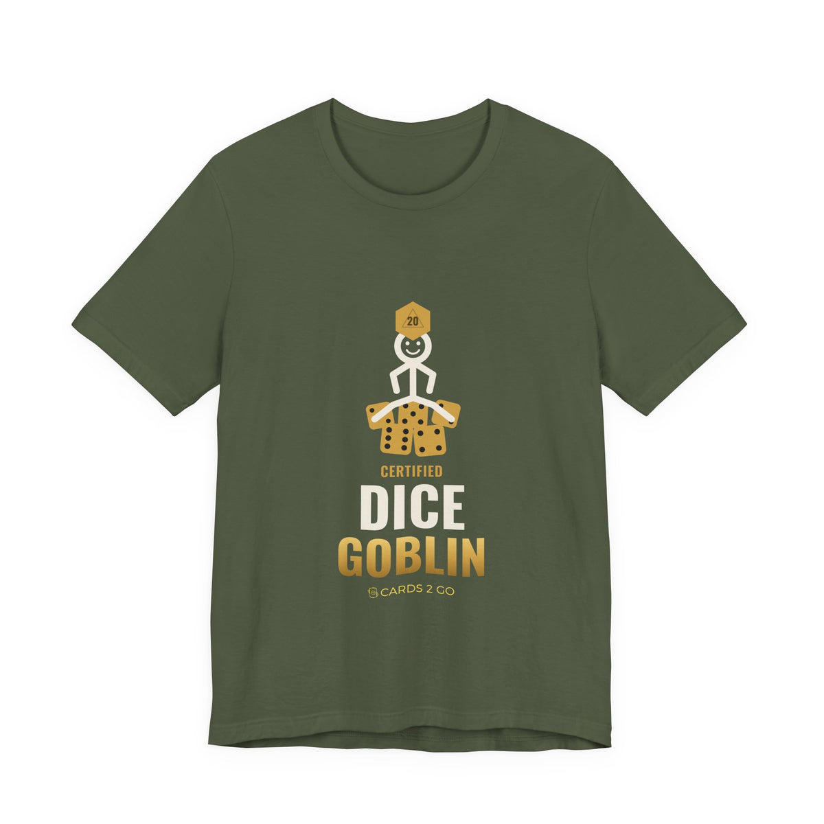Certified Dice Goblin Illustrated Tee