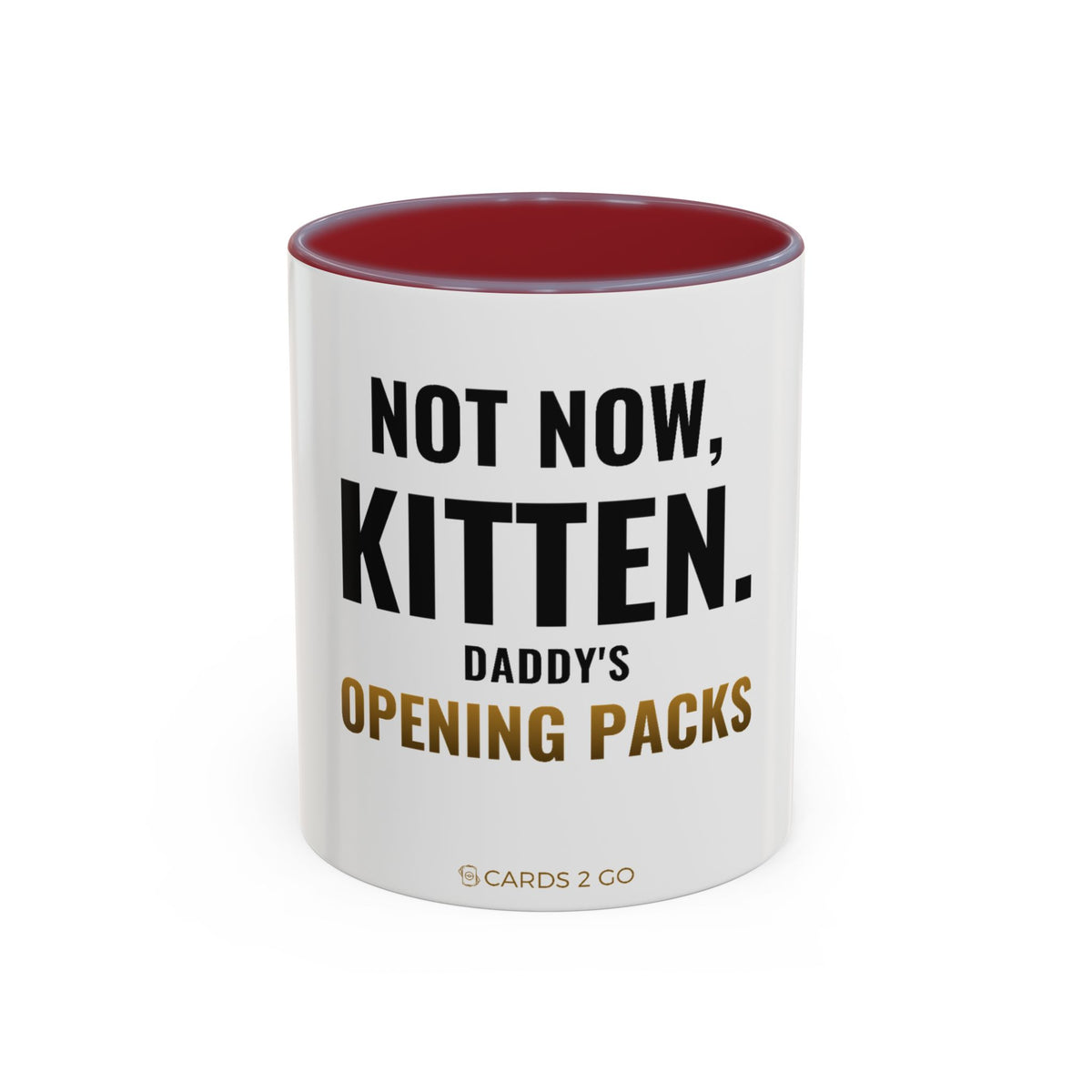 Not Now Kitten, Daddy's Opening Packs Mug