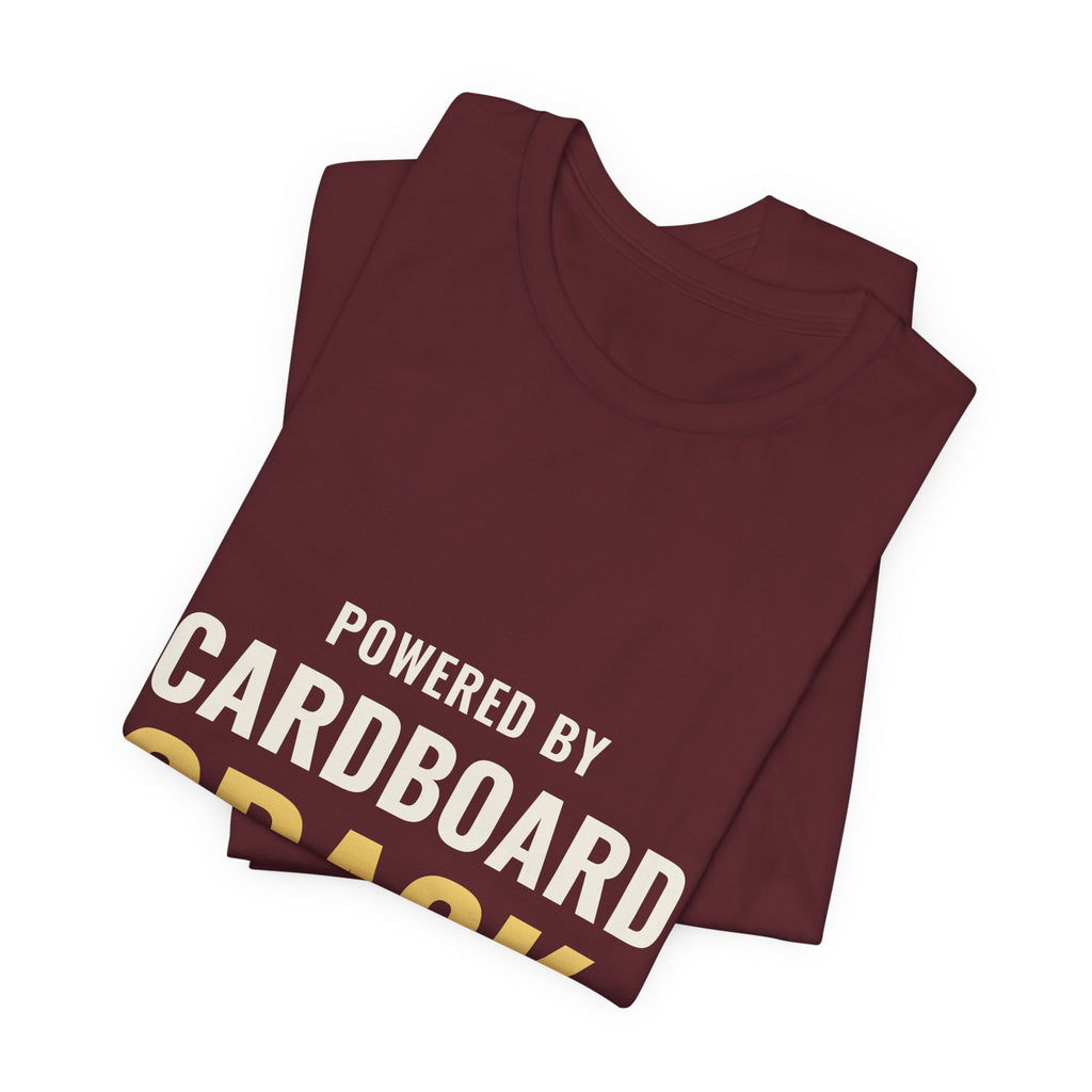 Powered By Cardboard Crack Tee