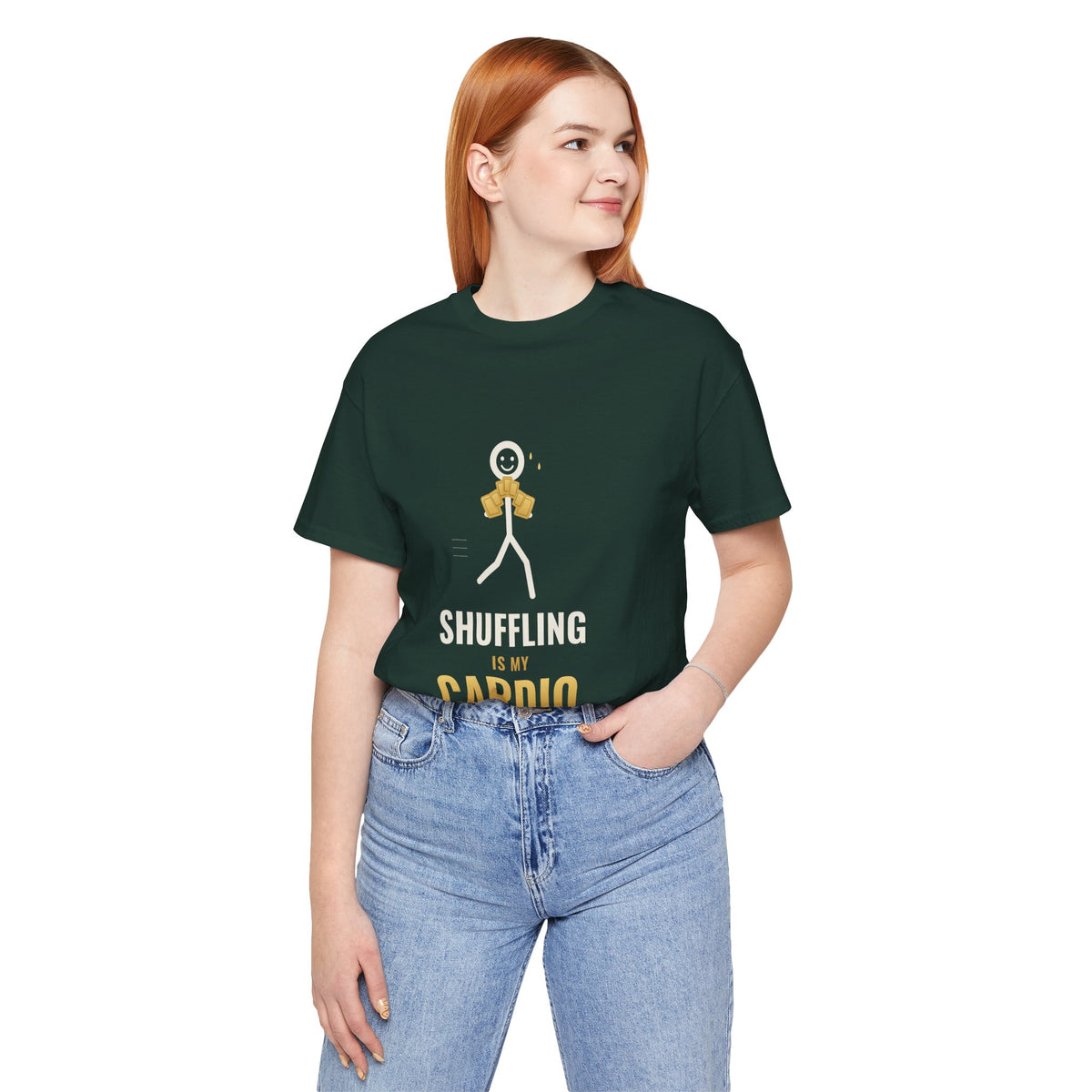 Shuffling Is My Cardio Illustrated Tee