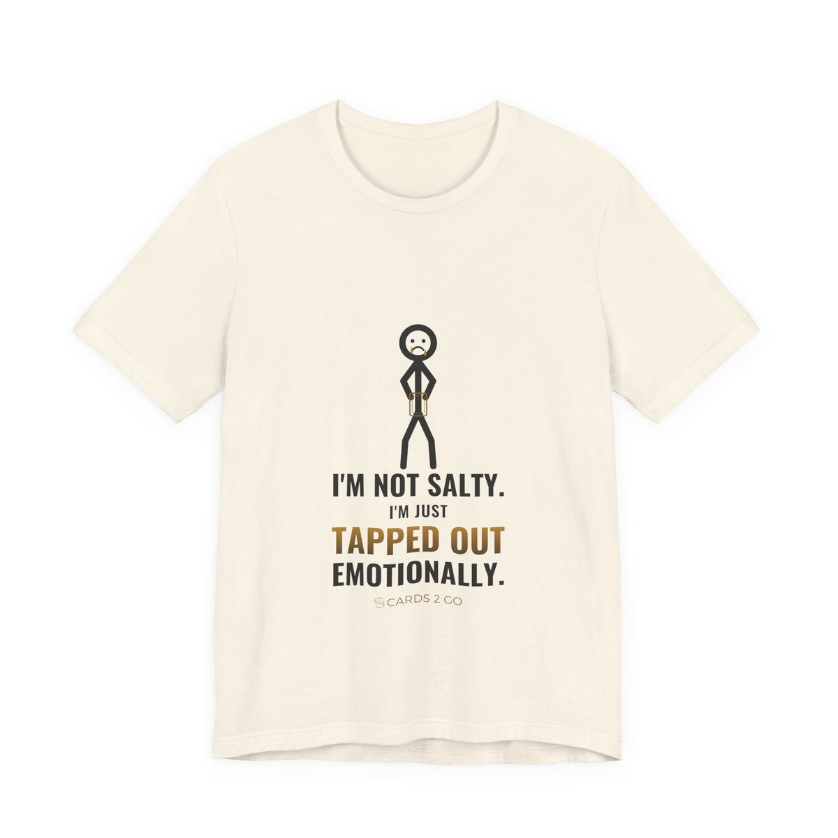 Tapped Out Emotionally Illustrated Tee