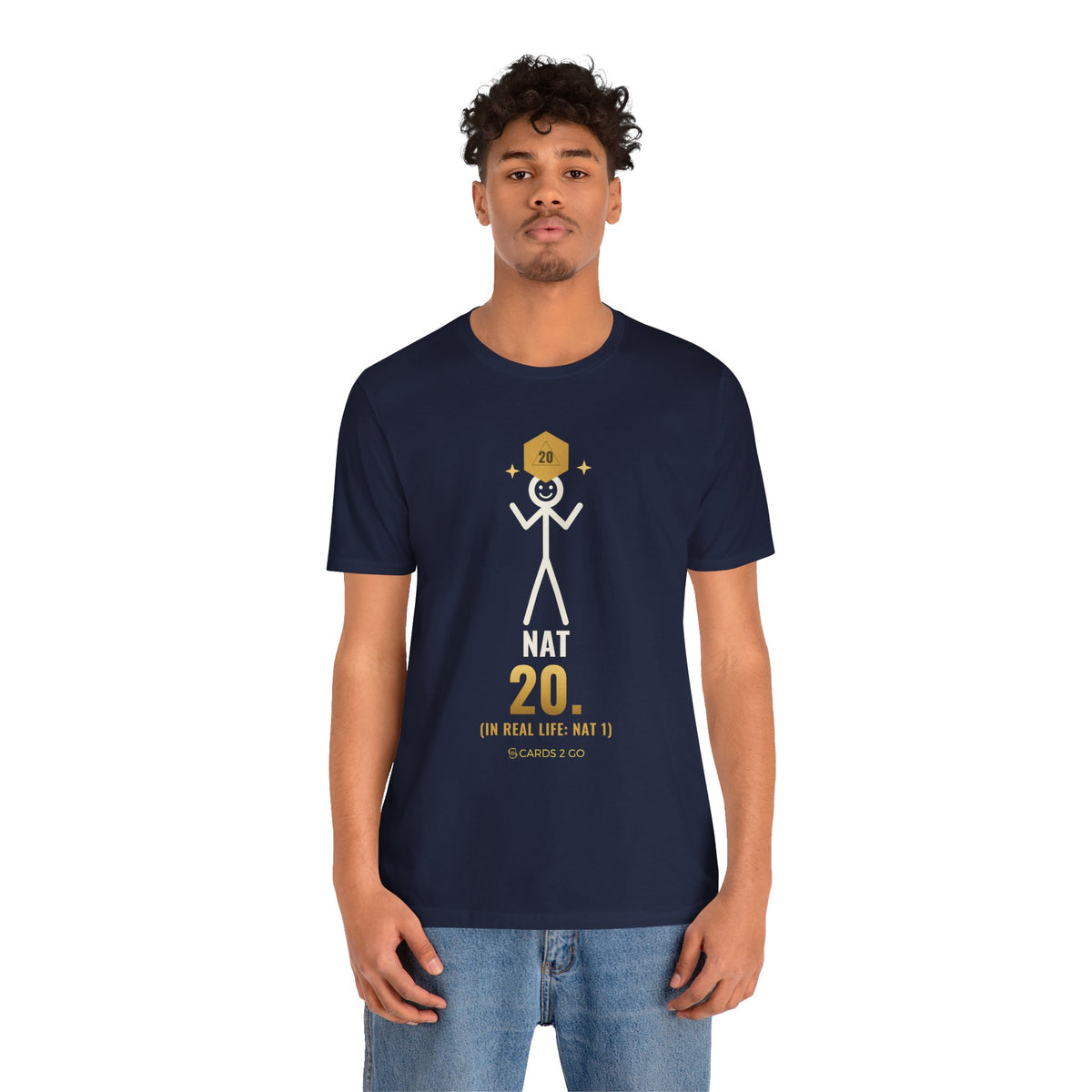 Nat 20 (In Real Life: Nat 1) Illustrated Tee
