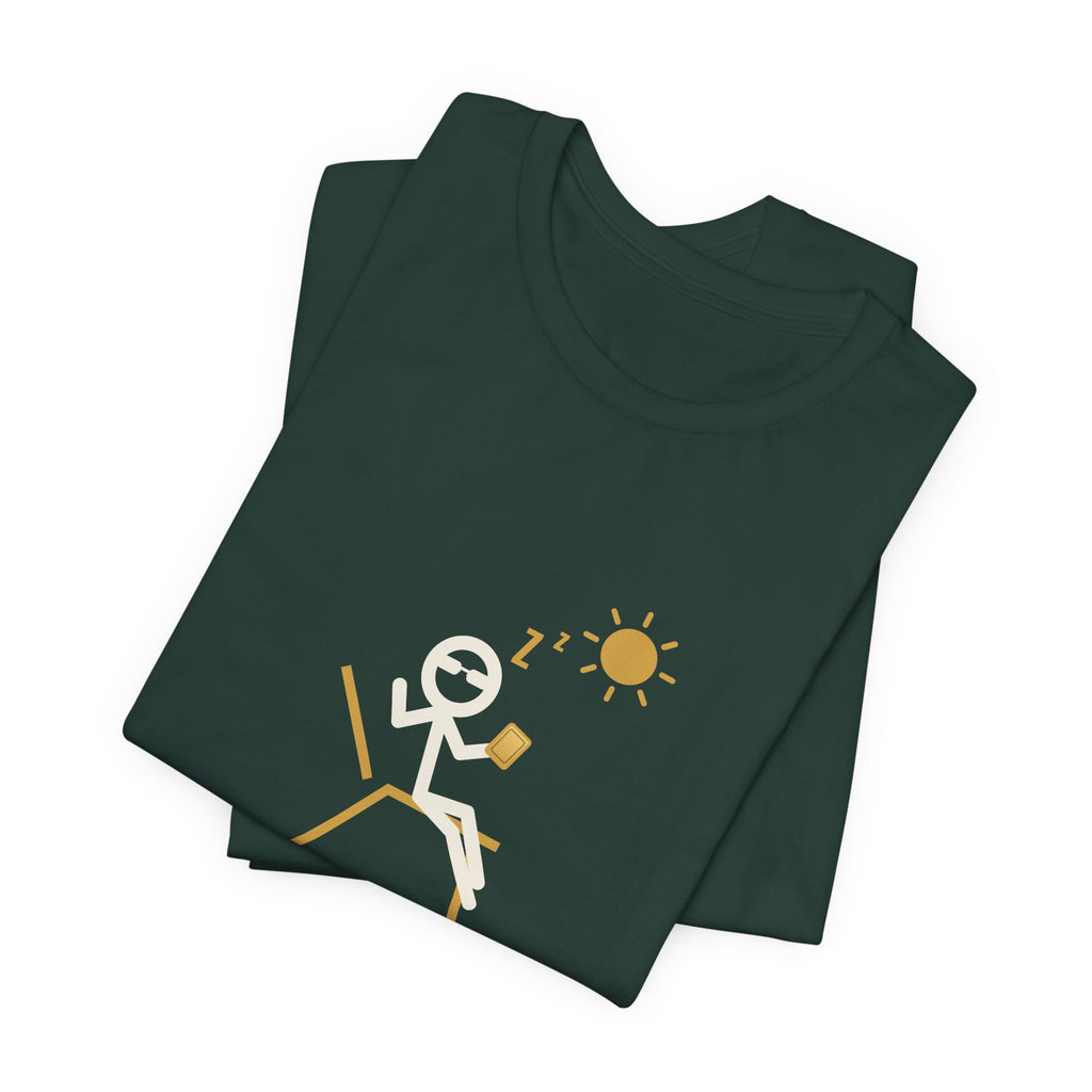 One Pull Away From Retirement Illustrated Tee