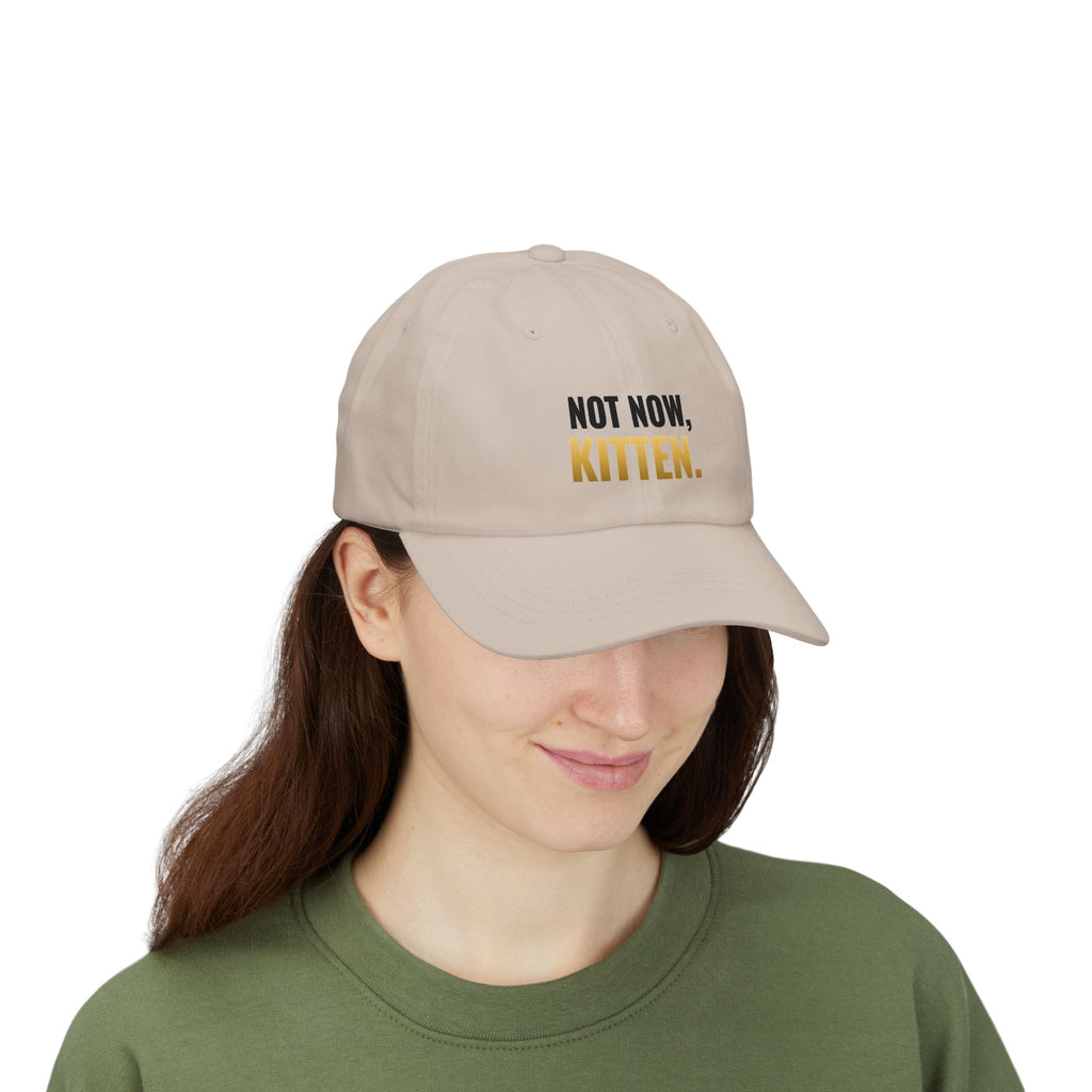 Not Now, Kitten. Dad Hat