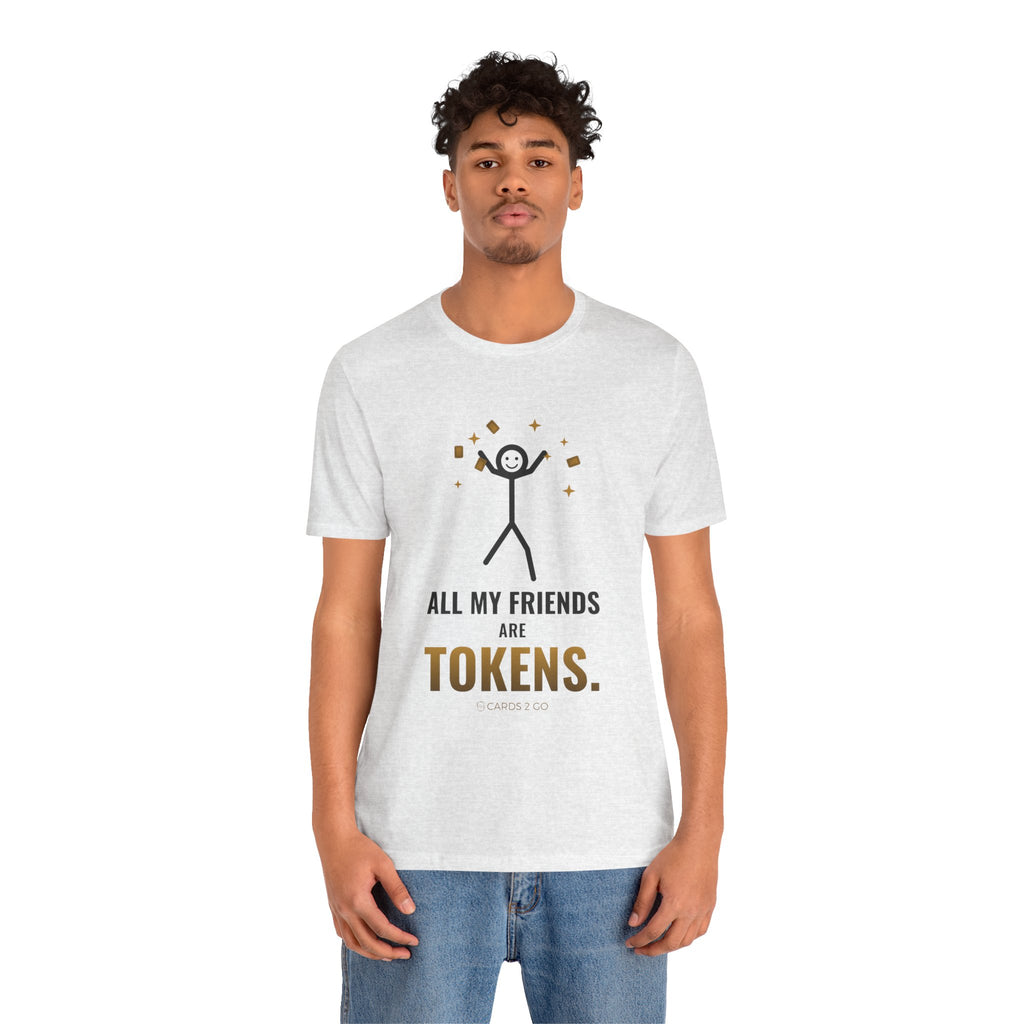 All My Friends Are Tokens Illustrated Tee