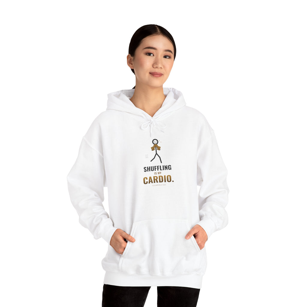 Shuffling Is My Cardio Illustrated Hoodie