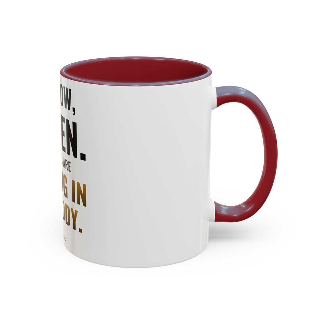 Not Now Kitten, The Walls Are Closing In On Daddy Mug