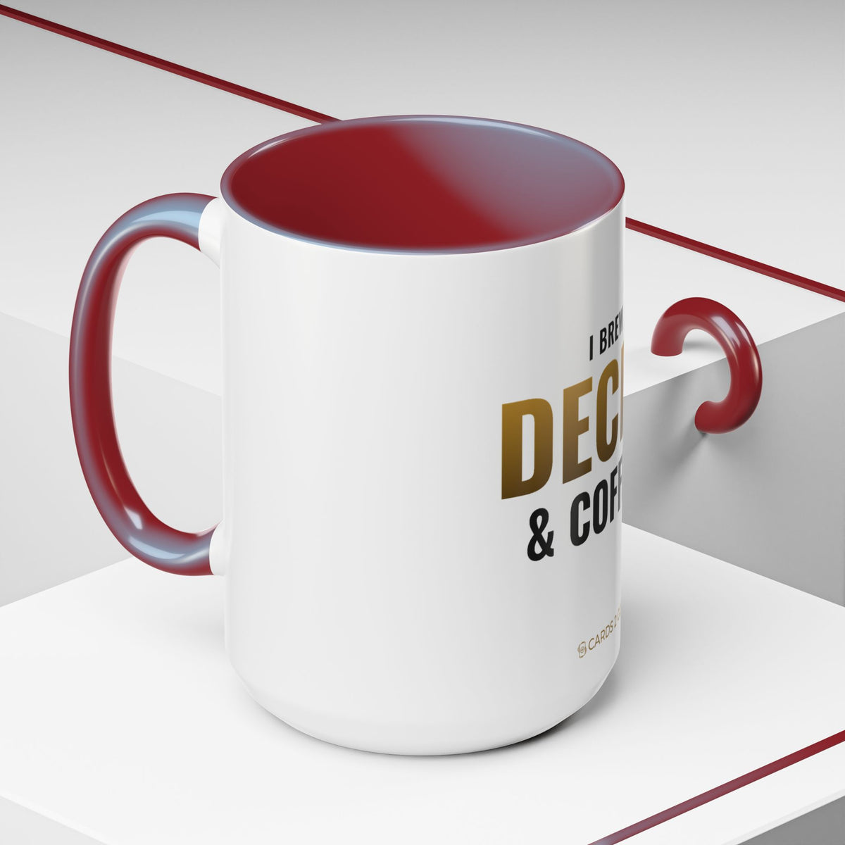 I Brew Decks & Coffee Mug
