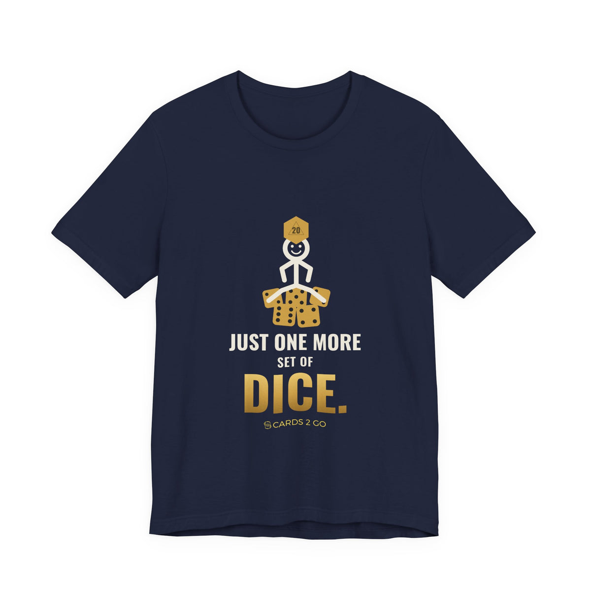 Just One More Set Of Dice Illustrated Tee