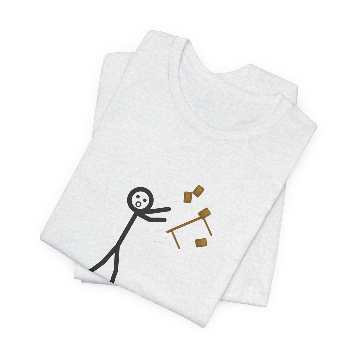 Heads I Win, Tails I Flip The Table Illustrated Tee