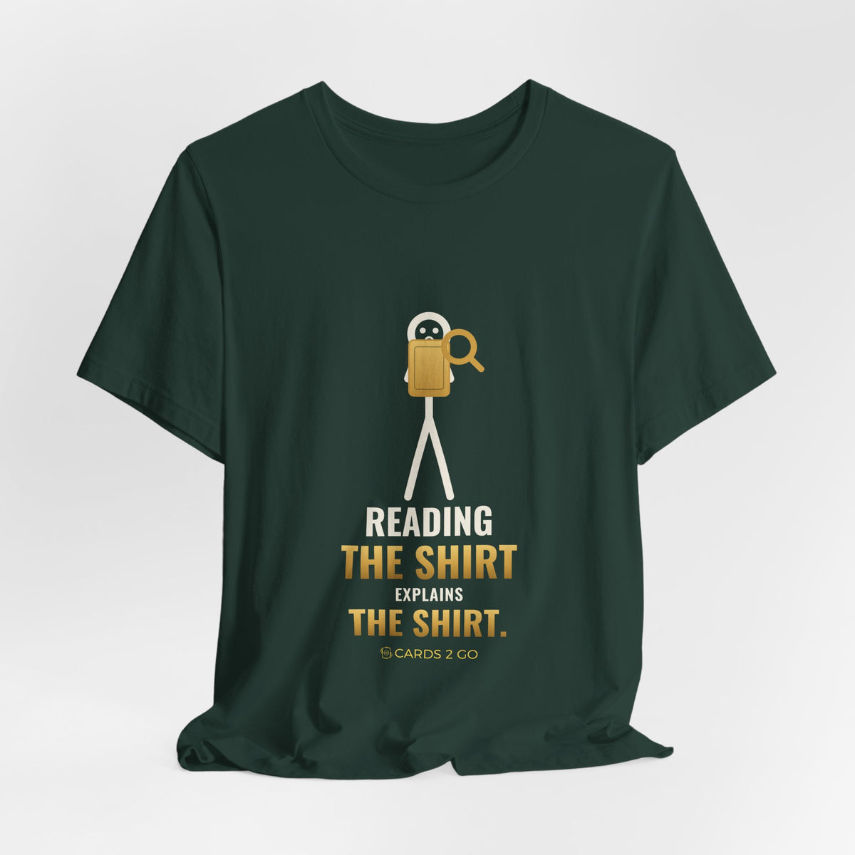 Reading The Shirt Explains The Shirt Illustrated Tee