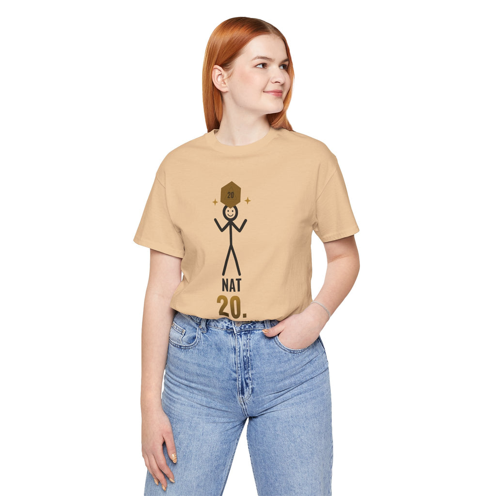 Nat 20 (In Real Life: Nat 1) Illustrated Tee