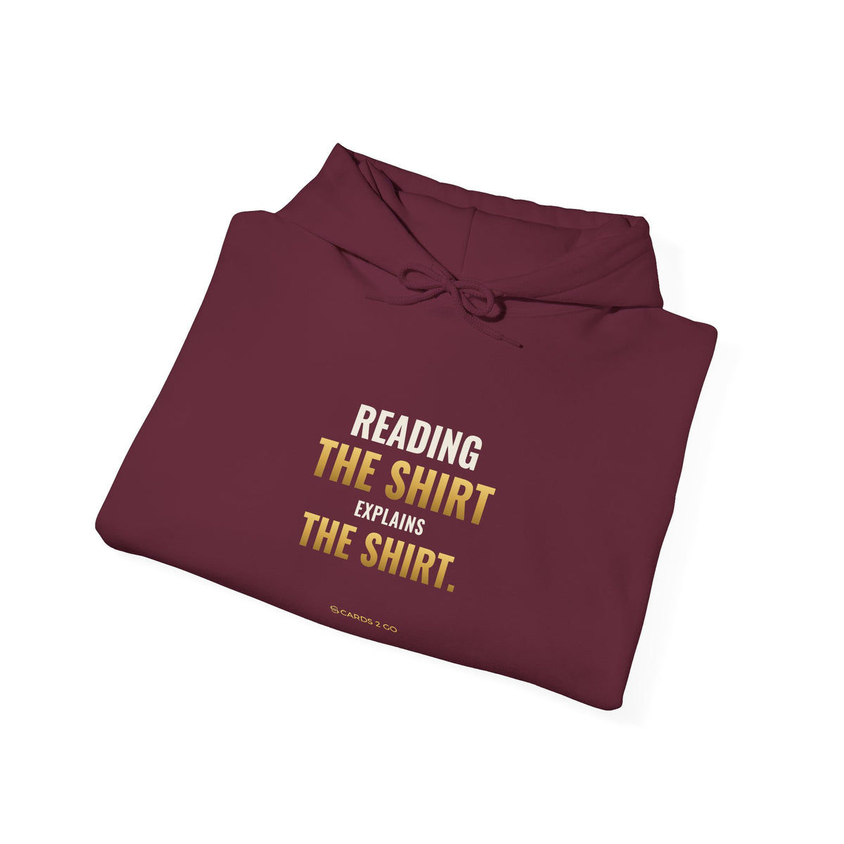 Reading The Shirt Explains The Shirt Hoodie