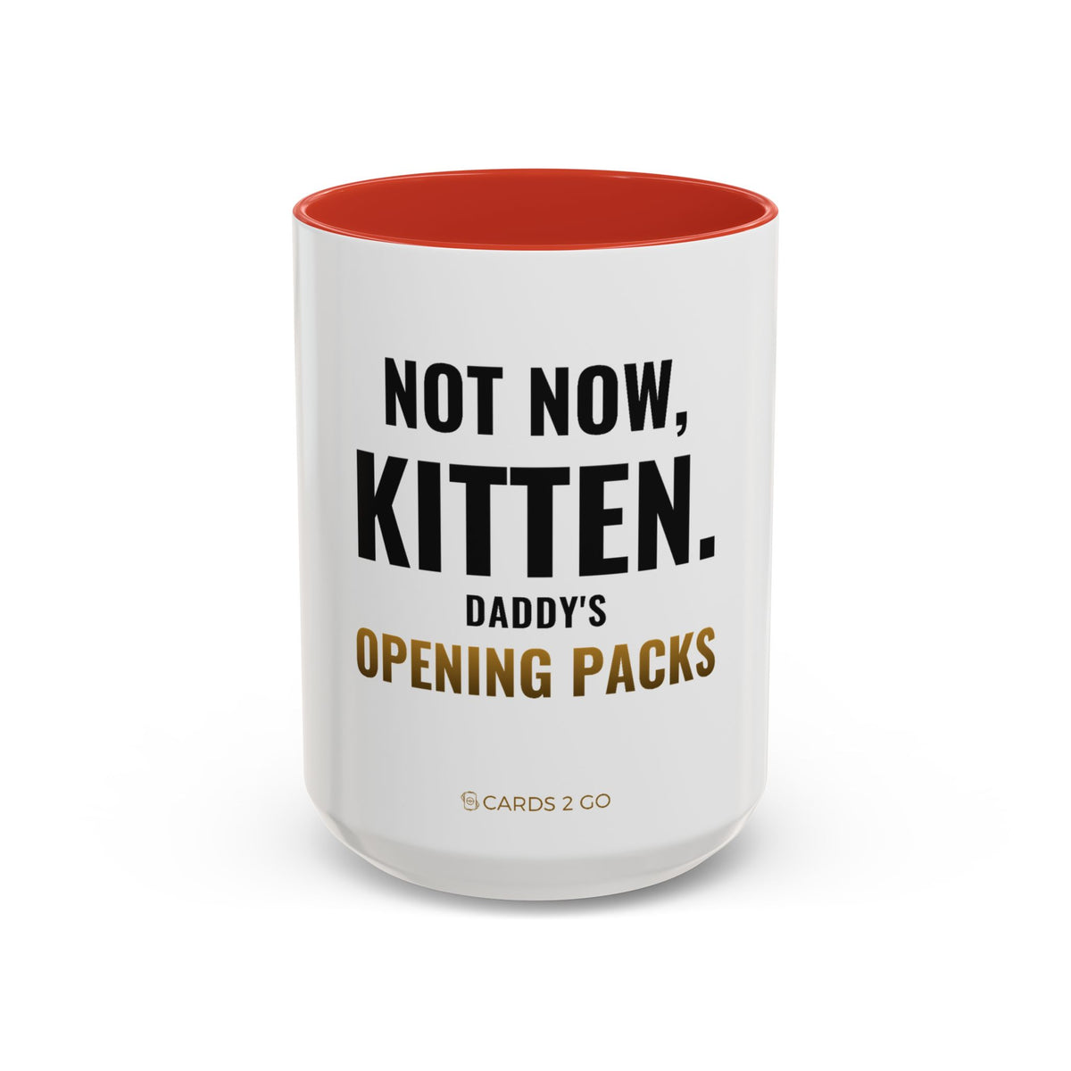 Not Now Kitten, Daddy's Opening Packs Mug