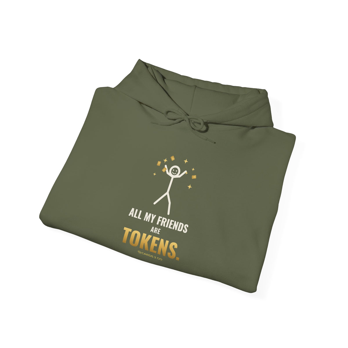 All My Friends Are Tokens Illustrated Hoodie