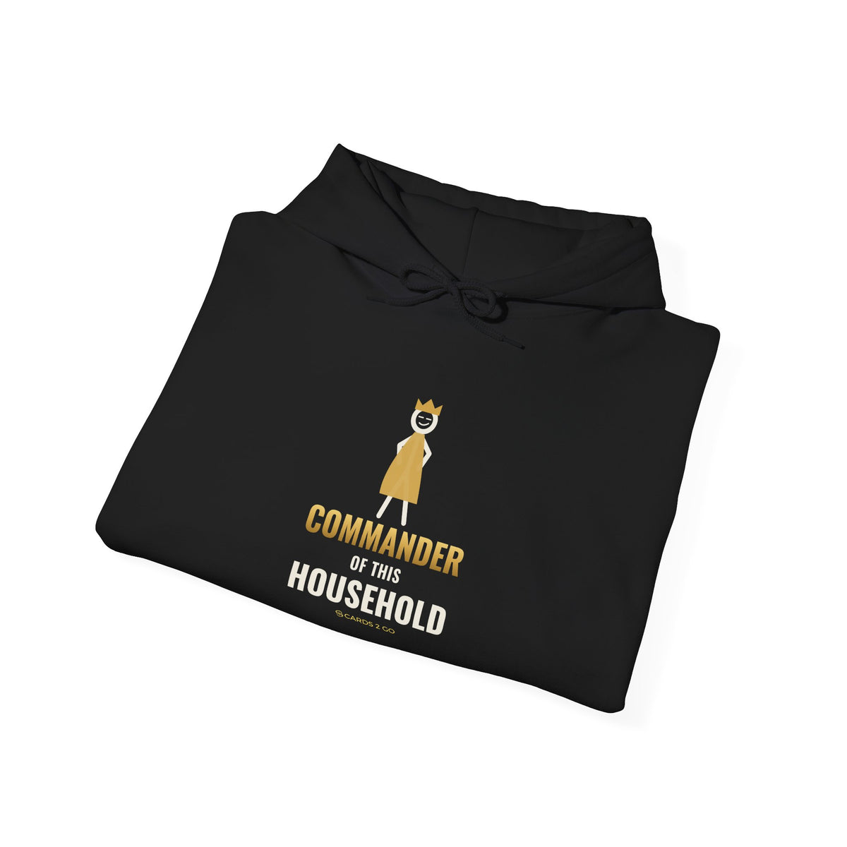 Commander Of This Household Illustrated Hoodie