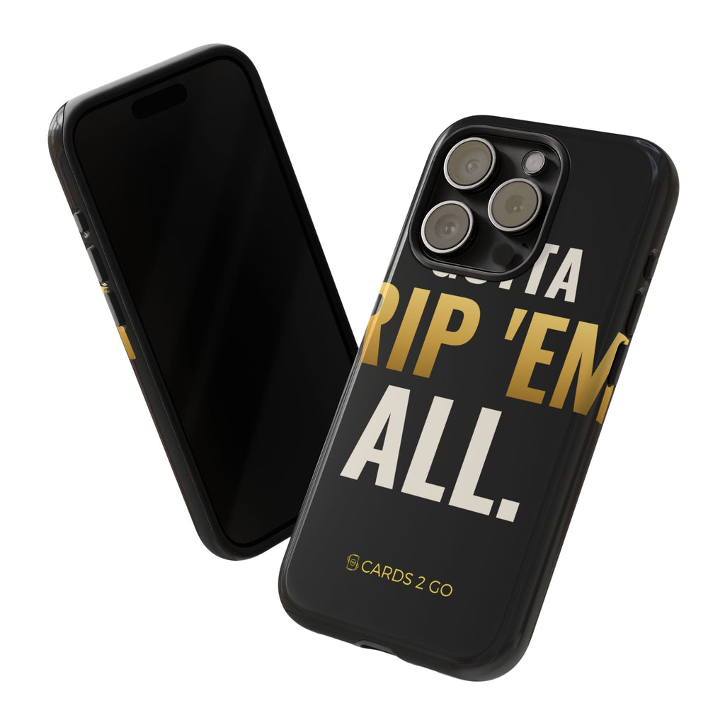 Gotta Rip 'Em All iPhone Case