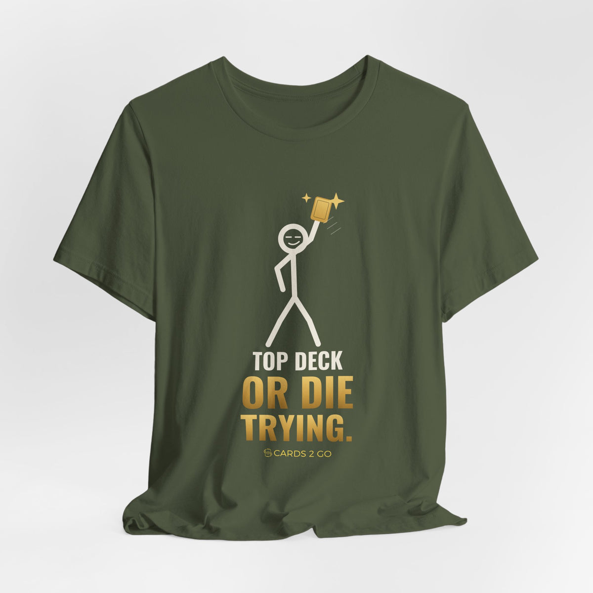 Top Deck Or Die Trying Illustrated Tee