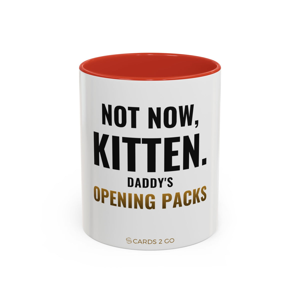 Not Now Kitten, Daddy's Opening Packs Mug