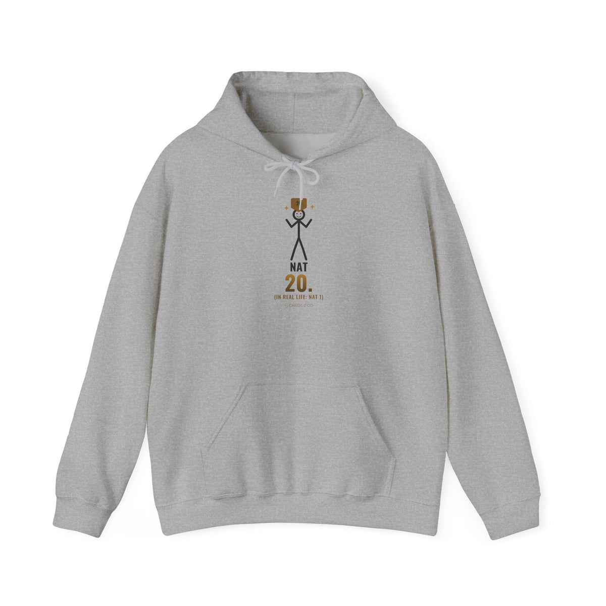 Nat 20 (In Real Life: Nat 1) Illustrated Hoodie