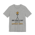One Pack A Day Keeps The Savings Away Illustrated Tee