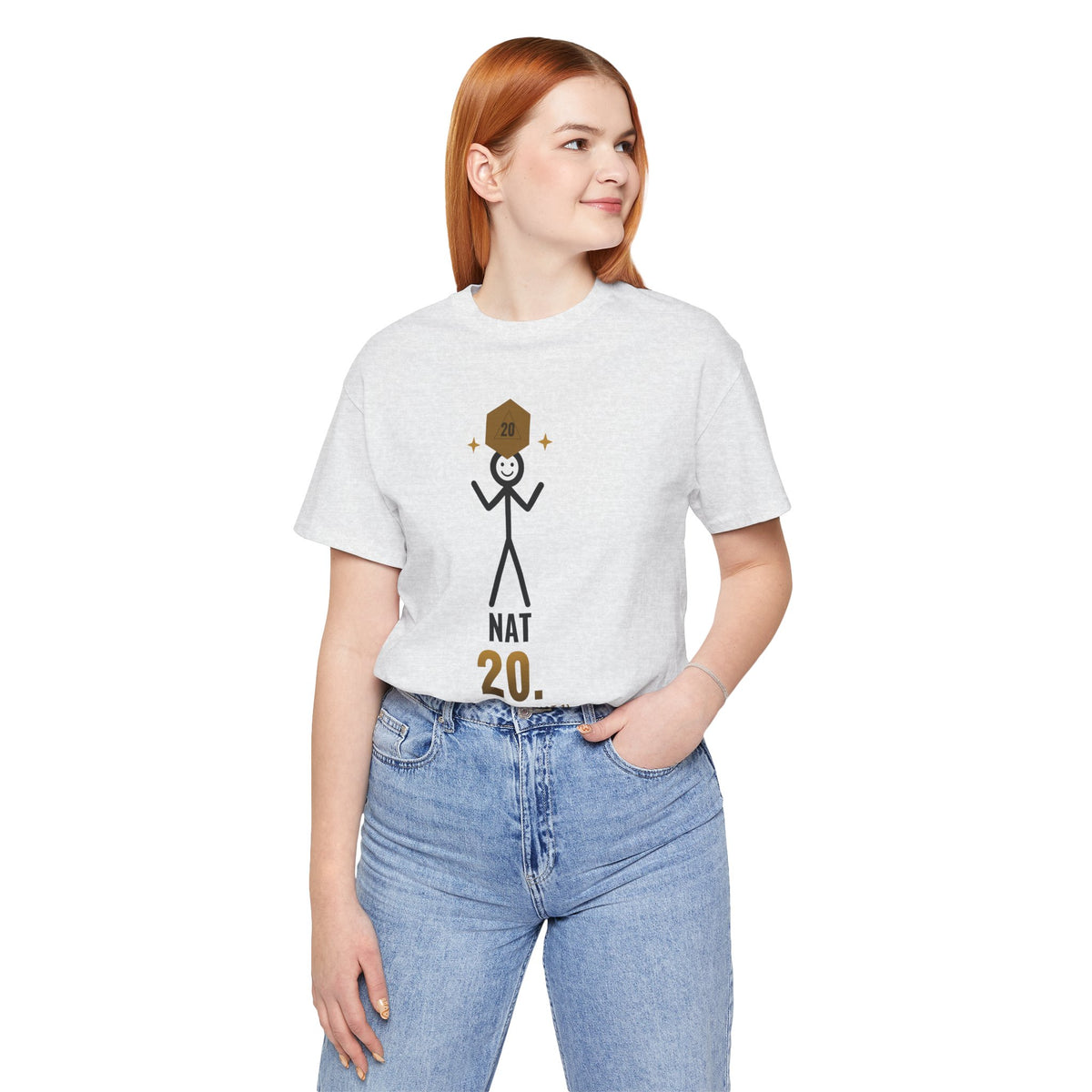Nat 20 (In Real Life: Nat 1) Illustrated Tee