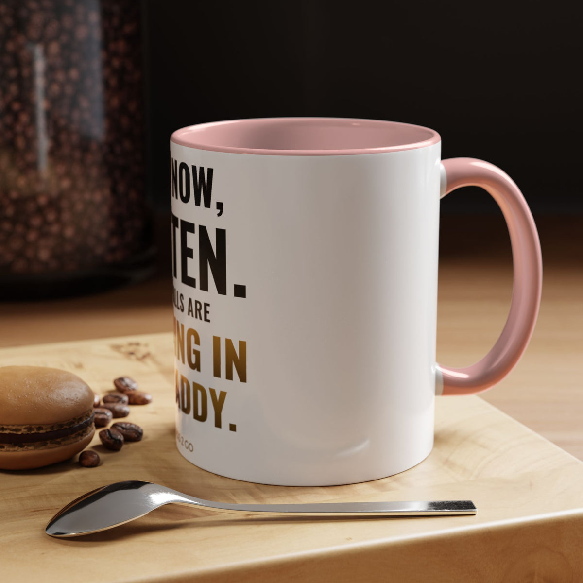 Not Now Kitten, The Walls Are Closing In On Daddy Mug