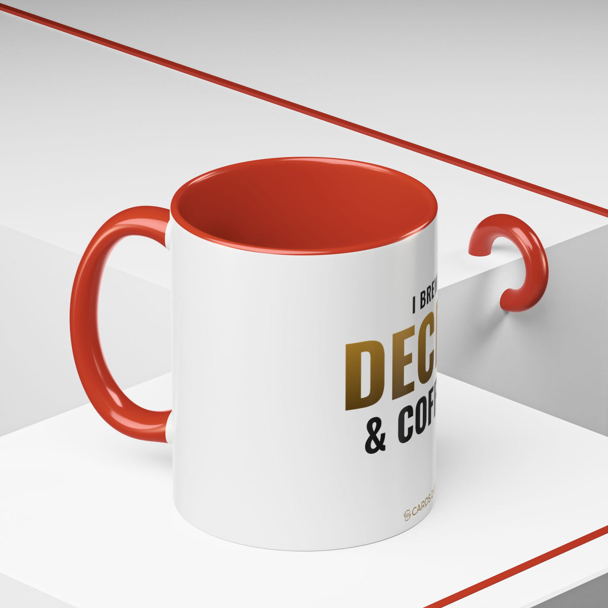 I Brew Decks & Coffee Mug
