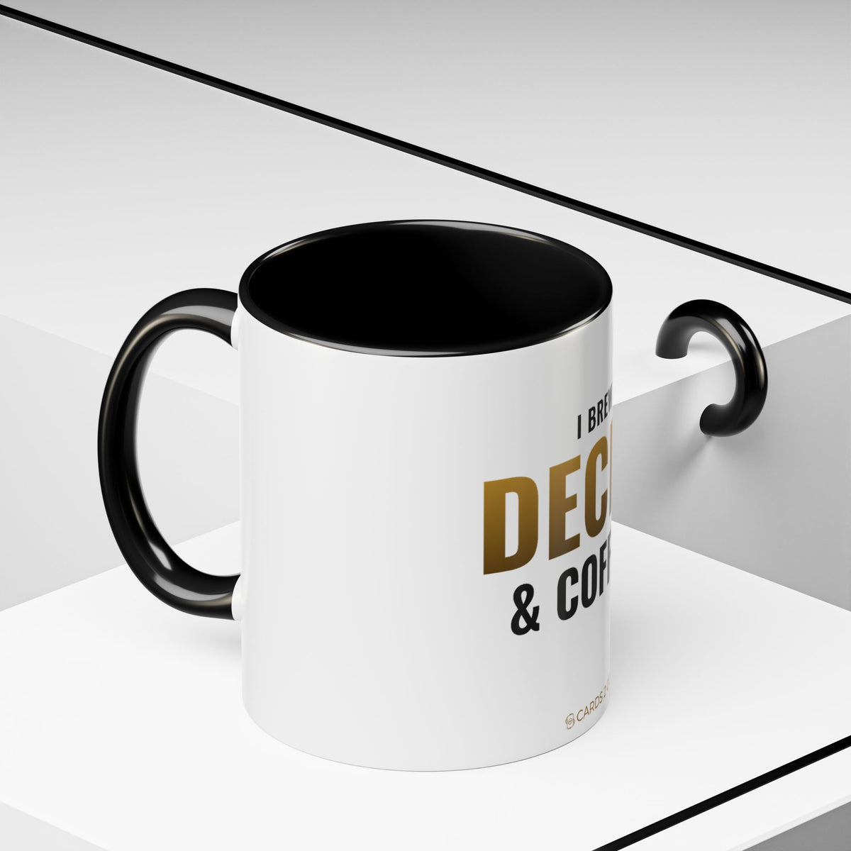 I Brew Decks & Coffee Mug