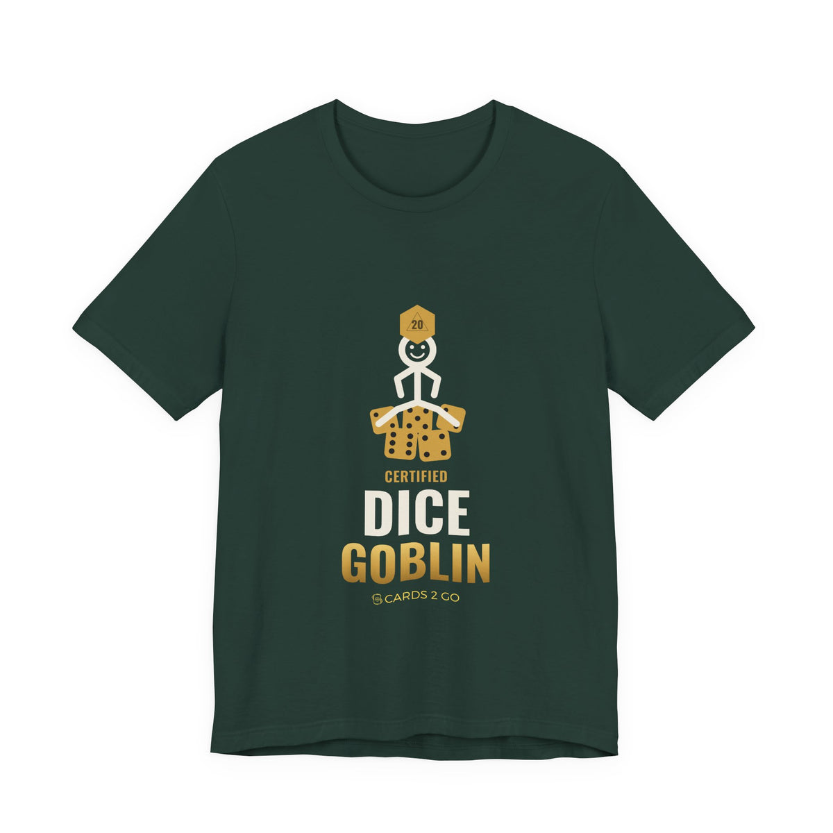 Certified Dice Goblin Illustrated Tee