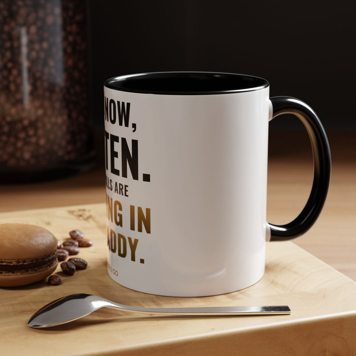 Not Now Kitten, The Walls Are Closing In On Daddy Mug