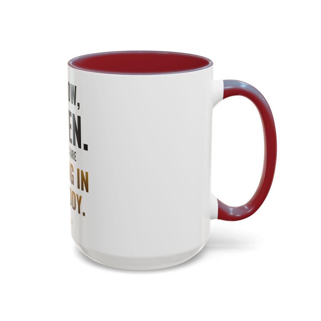 Not Now Kitten, The Walls Are Closing In On Daddy Mug