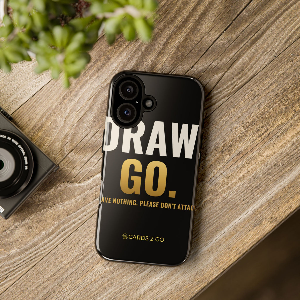 Draw. Go. iPhone Case
