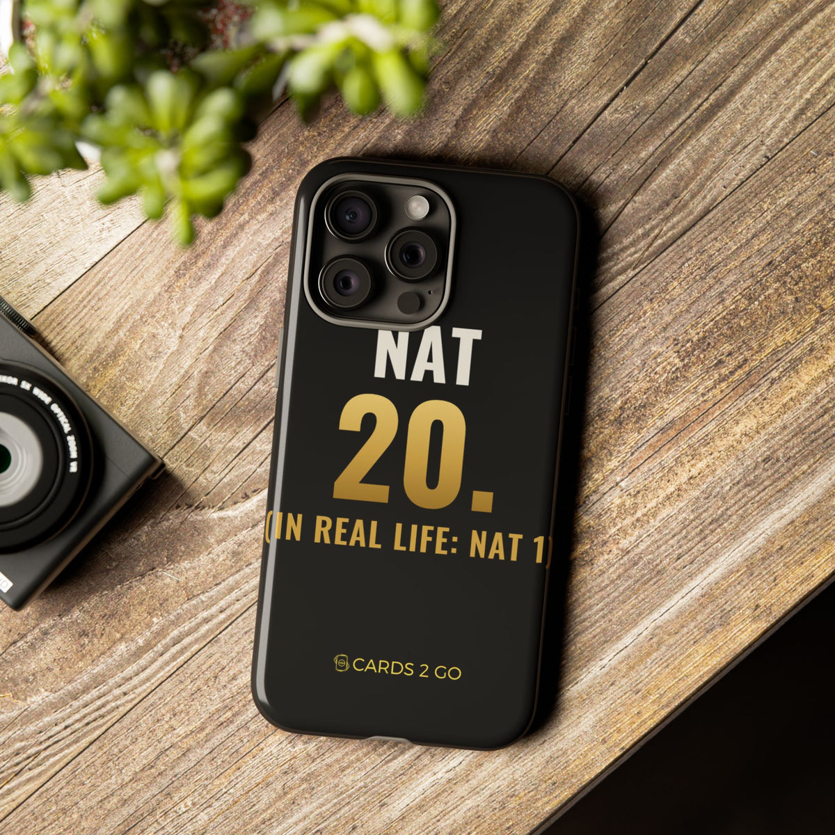 Nat 20 (In Real Life: Nat 1) iPhone Case